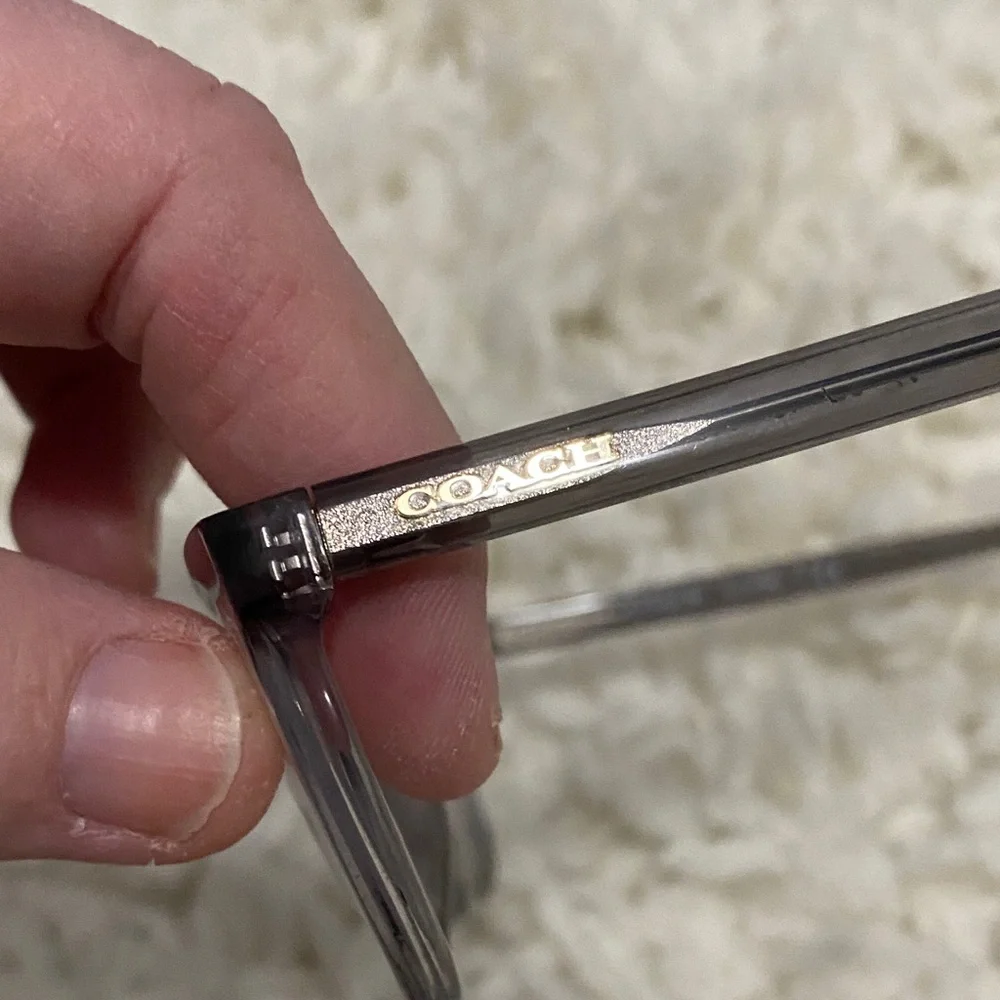Coach 5176 transparent grey prescription glasses HC 6139U T - Picture 5 of 16